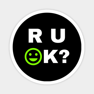 r u ok | are you ok | ru ok Magnet